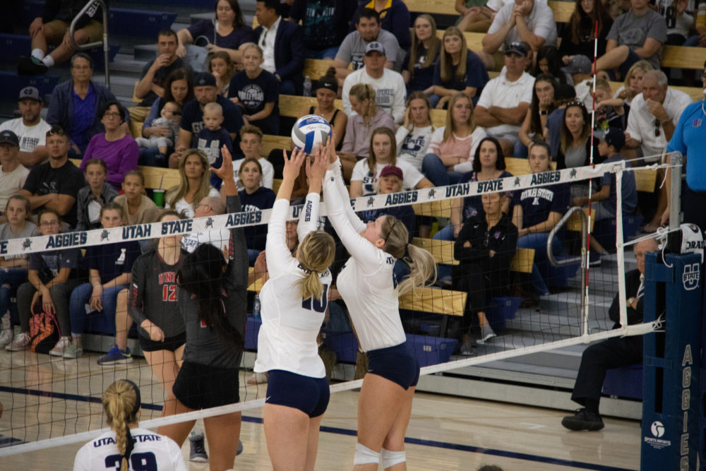 Utah State Volleyball Loses At Home To UNLV The Utah Statesman