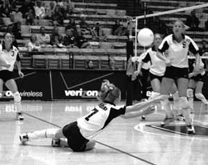 Volleyball back on track with win