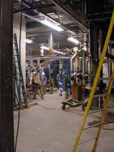 Heating plant nears completion