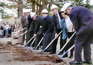 Ground broken for building