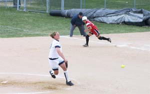 Aggie softball notches first conference victory