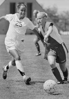 Soccer team starts season with exhibitin win