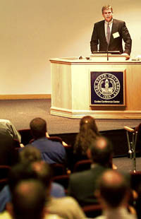 Company executives talk business at USU