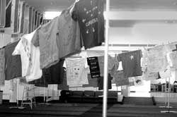 Clothesline makes students aware of violence