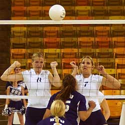 Spikers rally to defeat BYU