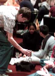Students experience poverty