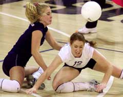Ag spikers fall to No. 5 Gauchos