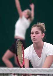 USU tennis teams pick up split against MSU