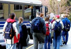 Aggie shuttles fill up fast
