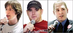 Presidential candidates take the stand