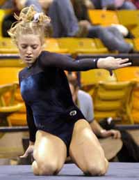 Nearly an upset for USU gymnasts
