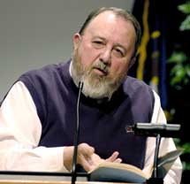 Poet laureate shares humor, love of writing