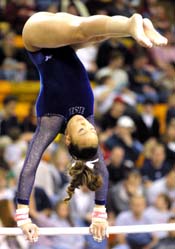 Despite loss, Ag gymnasts improve RQS