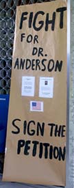 Students protest professor being denied tenure