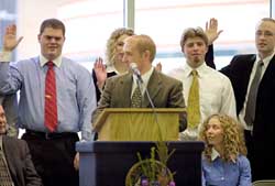 2003-04 ASUSU officers sworn in