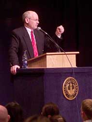 Student-nominated professor presents Last Lecture