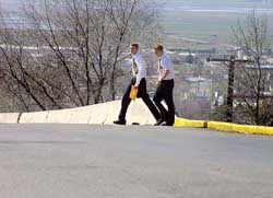 Jaywalking becoming common problem around campus