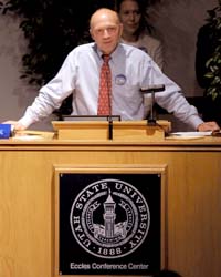 Think recruitment: USU administrators debut plan to recruit new students.