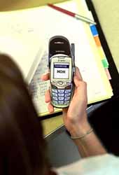 Ringing cell phones irk professors