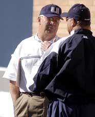 First-year coach brings emotion to team