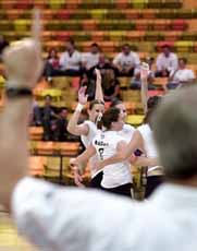 Spikers squeak by with victory