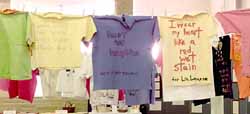 Shirts share stories
