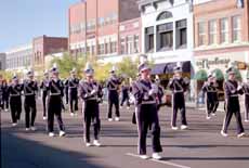 Parade storms Main Street
