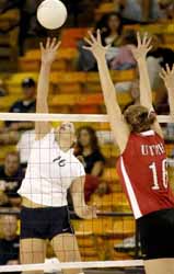 Spiker Cernianska becoming more adjusted to playing her sport in the United States