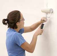 Once-graffitied wall is now white