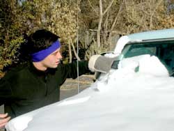 Students advised tod rive safe in snow