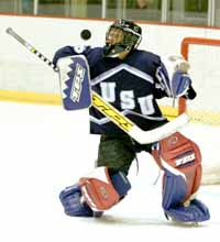 USU hockey not happy with first half of season