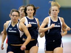 Track wins 16 titles in first home meet