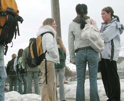 Shuttle woes leave students standing in the cold