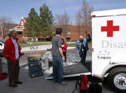 Rescue teams practice with mock earthquake
