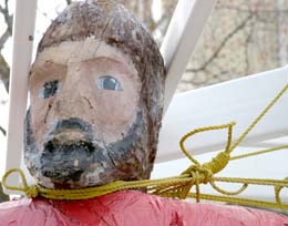 Bunyan bears brunt of brutality in college rivalry