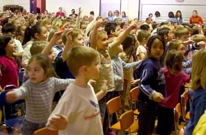 Subway finishes up ‘Food Feud’ campaign at a Logan elementary school