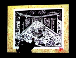 Printmaker shares thumbprint with USU