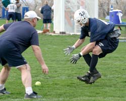 Football gears up for annual Blue and White game