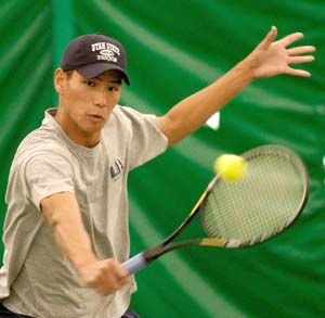 Tennis shutdown by conference opponent