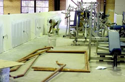Nelson Fieldhouse construction nears completion
