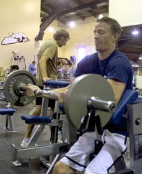 Exercize buffs flock to Fieldhouse: $163,000 of new equipment fill renovated floors