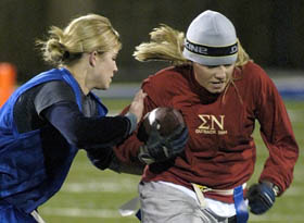 Flag football champions decided at Romney Stadium