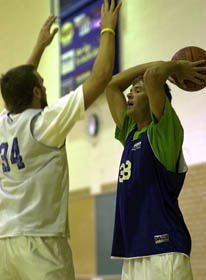 Intramural hoopers tip off