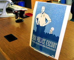 Police escort service gets new publicity