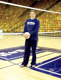 Czech athlete leads volleyball team in third year