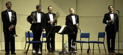 Brass quintet sounds off