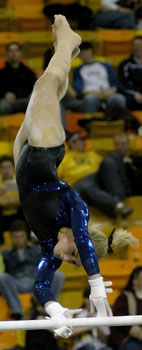 Gymnasts pick up first win of season