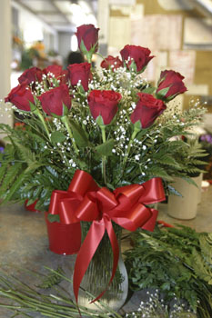 Final arrangements: The Flower Shoppe is preparing for the big day