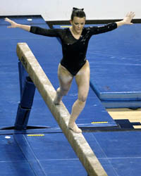 Gymnast healthy and happy