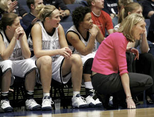 Women out: Aggies lose to Irvine in first-round, stumble at game’s end